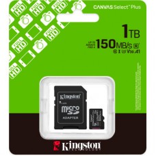 Карта памяти Kingston 1TB microSDXC class 10 UHS-I U3 V30 A1 Canvas Select Plus (SDCS3/1TB) Карта памяти Kingston 1TB microSDXC class 10 UHS-I U3 V30 A1 Canvas Select Plus (SDCS3/1TB) - Фото