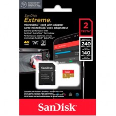 Картка пам'яті SanDisk 2 TB microSDXC class 10 UHS-I U3 V30 A2 Extreme (SDSQXAV-2T00-GN6MA) Картка пам'яті SanDisk 2 TB microSDXC class 10 UHS-I U3 V30 A2 Extreme (SDSQXAV-2T00-GN6MA) - Фото