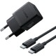 Зарядное устройство Baseus Palm Fast Charger 1C 30W + Cable 1.0m Type-C 60W black (P10111605113-01)