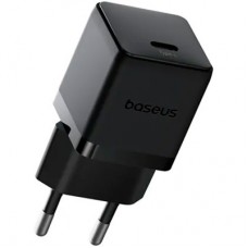 Зарядний пристрій Baseus Palm Fast Charger 1C 30 W + Cable 1.0m Type-C 60 W black (P10111605113-01) - Фото