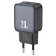 Зарядное устройство XO USB-C PD20W black (L153_Black) Зарядное устройство XO USB-C PD20W black (L153_Black)