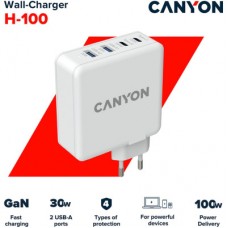 Зарядний пристрій Canyon GAN 100 W (CND-CHA100W01) - Фото