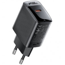 Зарядний пристрій Acefast A102 USB-C PD30W GaN Black (6974316283287) - Фото