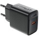Зарядний пристрій Acefast A104 USB-C PD25W GaN Black (6974316283355)