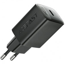 Зарядний пристрій Acefast A104 USB-C PD25W GaN Black (6974316283355) - Фото