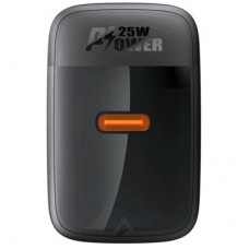 Зарядний пристрій Acefast A104 USB-C PD25W GaN Black (6974316283355) - Фото