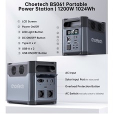 Зарядна станція Choetech BS0061 1200W 1024Wh (BS061) - Фото