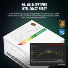 Блок живлення Gamemax 1050 W (RGB 1050G WH) - Фото