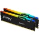 Модуль пам'яті для комп'ютера DDR5 128 GB (2x64GB) 5600 MHz Beast RGB Kingston Fury (ex.HyperX) (KF556C36BBEAK2-128)