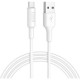 Дата кабель USB 2.0 AM to Micro 5P 1.0m 2 A PVC X25 white HOCO (6957531080138)