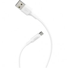 Дата кабель USB 2.0 AM to Micro 5P 1.0m 2 A PVC X25 white HOCO (6957531080138) - Фото