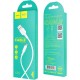Дата кабель USB 2.0 AM to Micro 5P 1.0m 2 A PVC X25 white HOCO (6957531080138)