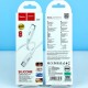 Дата кабель USB-C to USB-C 1.0m Magic silicone PD 60 W X87 white HOCO (6931474783264)