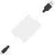 Дата кабель USB 2.0 AM to Micro 5P 1.0m 2A silicone X21 black+white HOCO (6957531071389)