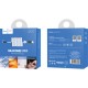 Дата кабель USB 2.0 AM to Micro 5P 1.0m 2A silicone X21 black+white HOCO (6957531071389)