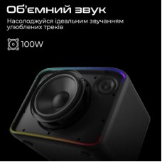 Акустична система HiFuture Event Horizon 100 W RGB Black (event horizon.black) - Фото