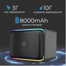 Акустична система HiFuture Event Horizon 100 W RGB Black (event horizon.black) - Фото