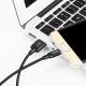 Дата кабель USB 2.0 AM to Micro 5P 1.0m 2.4A nylon X14 black HOCO (6957531062844)