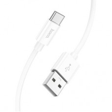 Дата кабель USB 2.0 AM to USB-C 1.0m Magic silicone X87 white HOCO (6931474783240) - Фото