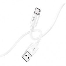 Дата кабель USB 2.0 AM to USB-C 1.0m Magic silicone X87 white HOCO (6931474783240) - Фото