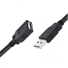 Дата кабель USB 2.0 AM/AF 1.8m black ColorWay (CW-CBUF076-BK) - Фото
