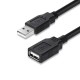 Дата кабель USB 2.0 AM/AF 1.8m black ColorWay (CW-CBUF076-BK)