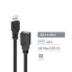 Дата кабель USB 2.0 AM/AF 1.8m black ColorWay (CW-CBUF076-BK)