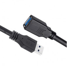 Дата кабель USB 3.0 AM/AF 1.8m black ColorWay (CW-CBUF075-BK) - Фото