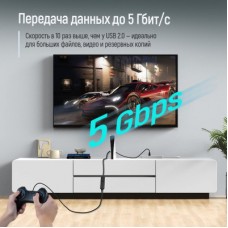Дата кабель USB 3.0 AM/AF 1.8m black ColorWay (CW-CBUF075-BK) - Фото