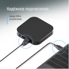 Дата кабель USB 2.0 AM/AM 1.0m black ColorWay (CW-CBUU071-BK) - Фото