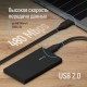 Дата кабель USB 2.0 AM/AM 1.0m black ColorWay (CW-CBUU071-BK)