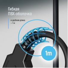 Дата кабель USB 2.0 AM/AM 1.0m black ColorWay (CW-CBUU071-BK) - Фото