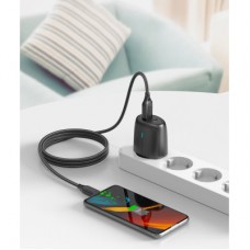 Дата кабель USB 2.0 AM to Micro 5P 1.0m braided black XO (NB235_M_Black) - Фото