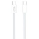 Дата кабель USB-C to USB-C 1.0m 60W white XO (NBQ260A_С_White)