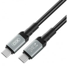 Дата кабель USB-C to USB-C 1.0m 240W black XO (NBQ264A_С_Black) - Фото