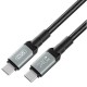 Дата кабель USB-C to USB-C 1.0m 240W black XO (NBQ264A_С_Black) Дата кабель USB-C to USB-C 1.0m 240W black XO (NBQ264A_С_Black)