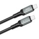 Дата кабель USB-C to USB-C 2.0m 240W black XO (NBQ264B_С_Black) Дата кабель USB-C to USB-C 2.0m 240W black XO (NBQ264B_С_Black)