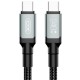 Дата кабель USB-C to USB-C 2.0m 240W black XO (NBQ264B_С_Black) Дата кабель USB-C to USB-C 2.0m 240W black XO (NBQ264B_С_Black)