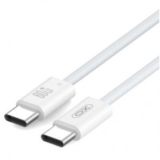 Дата кабель USB-C to USB-C 1.0m 60W white XO (NBQ273_C_White) - Фото