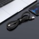 Дата кабель USB 2.0 AM to Lightning 1.2m 2.4A silicone C2-02 black Acefast (AFC2-02B)