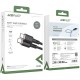 Дата кабель USB-C to USB-C 1.2m 3A 60 W silicone C2-03 black Acefast (6974316280729)