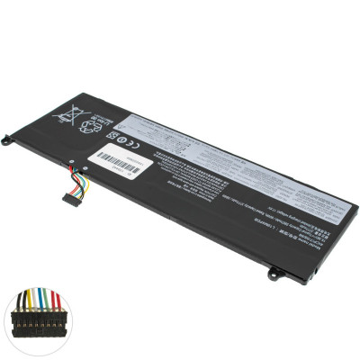 Акумулятор для ноутбука Lenovo ThinkBook 14s Yoga L19M4PDB, 60 Wh (3907mAh), 4cell, 15.6V, Li-Ion (A71131)