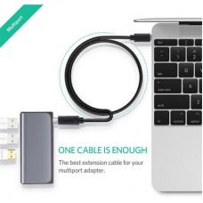 Дата кабель USB-C to USB-C 1.0m USB 3.1Gen2 100W US353 Black Ugreen (10387) - Фото