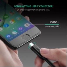 Дата кабель USB-C to USB-C 1.0m USB 3.1Gen2 100W US353 Black Ugreen (10387) - Фото