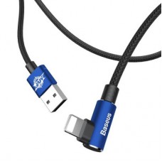 Дата кабель USB 2.0 AM to Lightning 1.0m 2A MVP Elbow Blue Baseus (CALMVP-03) - Фото