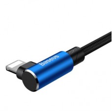 Дата кабель USB 2.0 AM to Lightning 1.0m 2A MVP Elbow Blue Baseus (CALMVP-03) - Фото