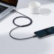 Дата кабель USB 2.0 AM to Lightning 2.0m 2.4A black Baseus (CAJY000101) Дата кабель USB 2.0 AM to Lightning 2.0m 2.4A black Baseus (CAJY000101)