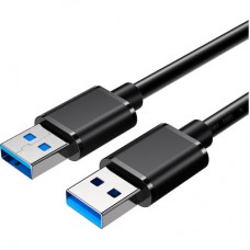Дата кабель USB 3.0 AM/AM 2.0m 5Gbps black Essager (EXCAA-YTD01) - Фото