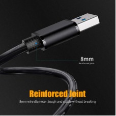 Дата кабель USB 3.0 AM/AM 2.0m 5Gbps black Essager (EXCAA-YTD01) - Фото