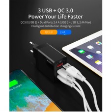 Зарядний пристрій Essager ECTQC3-FBB01 - Фото